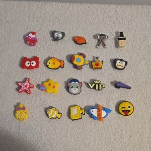 Colorful Shoe Charms Set